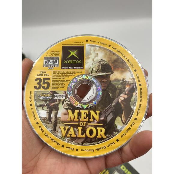 Official Xbox Magazine Demo Disc #35 Men of Valor Tested in Sleeve - Picture 3 of 5